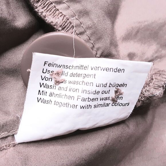 Womens Peanut Brown Tapered Cotton Jacket Size 36 - Picture 10 of 12